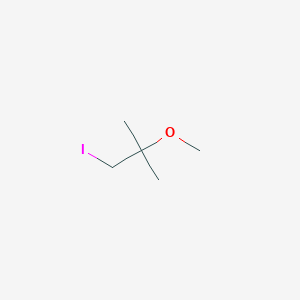 molecular formula C5H11IO B3249802 1-Iodo-2-methoxy-2-methylpropane CAS No. 19752-22-8