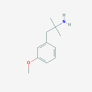 molecular formula C11H17NO B3249842 1-(3-Methoxyphenyl)-2-methylpropan-2-amine CAS No. 198226-66-3
