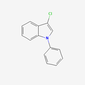 molecular formula C14H10ClN B3249878 3-chloro-1-phenyl-1H-indole CAS No. 198632-32-5
