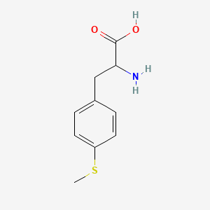 molecular formula C10H13NO2S B3249940 2-amino-3-(4-methylsulfanylphenyl)propanoic Acid CAS No. 1991-88-4