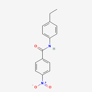 molecular formula C15H14N2O3 B3249947 N-(4-ethylphenyl)-4-nitrobenzamide CAS No. 199107-79-4