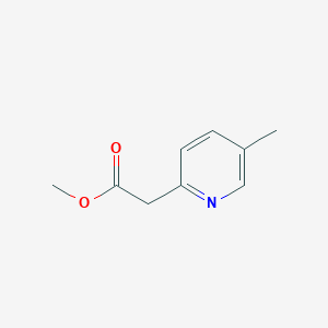 molecular formula C9H11NO2 B3249979 Methyl 2-(5-methylpyridin-2-yl)acetate CAS No. 19946-10-2
