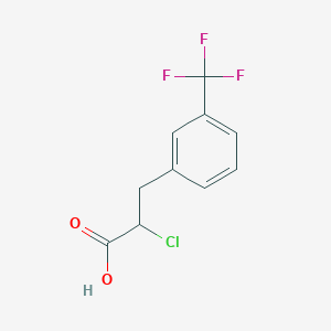 2-chloro-3-[3-(trifluoromethyl)phenyl]propanoic Acid