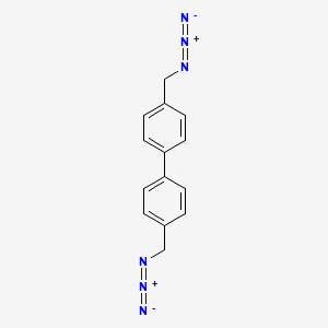 molecular formula C14H12N6 B3250017 4,4'-Bis(azidomethyl)biphenyl CAS No. 199920-09-7