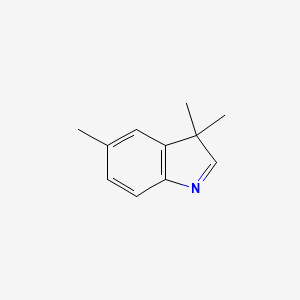 molecular formula C11H13N B3250038 3,3,5-Trimethyl-3H-indole CAS No. 200061-83-2