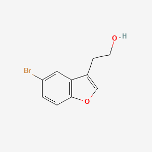 molecular formula C10H9BrO2 B3250056 3-Benzofuranethanol, 5-bromo- CAS No. 200204-86-0