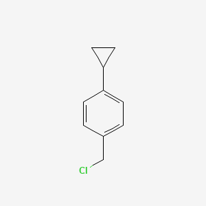 molecular formula C10H11Cl B3250067 1-(Chloromethyl)-4-cyclopropylbenzene CAS No. 20034-53-1