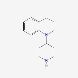molecular formula C14H20N2 B3250081 1-(Piperidin-4-yl)-1,2,3,4-tetrahydroquinoline CAS No. 200413-63-4