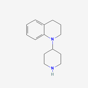 molecular formula C14H20N2 B3250081 1-(哌啶-4-基)-1,2,3,4-四氢喹啉 CAS No. 200413-63-4