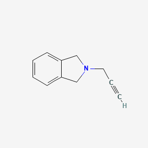 molecular formula C11H11N B3250104 2-(prop-2-yn-1-yl)-2,3-dihydro-1H-isoindole CAS No. 20056-76-2