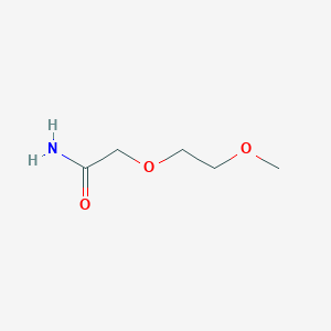 molecular formula C5H11NO3 B3250112 2-(2-Methoxyethoxy)acetamide CAS No. 200617-05-6