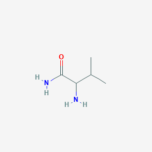 molecular formula C5H12N2O B3250160 2-Amino-3-methylbutanamide CAS No. 20108-78-5