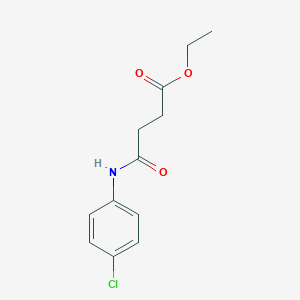 molecular formula C12H14ClNO3 B325017 Ethyl 4-(4-chloroanilino)-4-oxobutanoate 