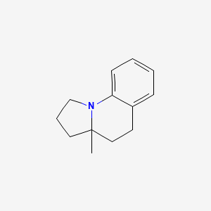 molecular formula C13H17N B3250193 3a-Methyl-2,3,4,5-tetrahydro-1H-pyrrolo[1,2-a]quinoline CAS No. 201541-31-3
