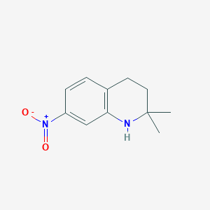 molecular formula C11H14N2O2 B3250206 1,2,3,4-Tetrahydro-2,2-dimethyl-7-nitroquinoline CAS No. 201541-36-8