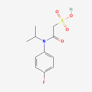 molecular formula C11H14FNO4S B3250228 氟苯草酸 ESA CAS No. 201668-32-8