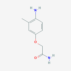 molecular formula C9H12N2O2 B3250248 2-(4-Amino-3-methylphenoxy)acetamide CAS No. 201853-03-4