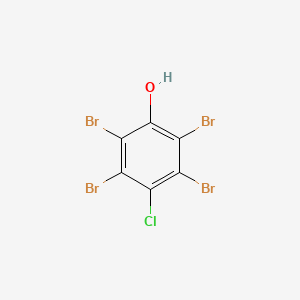 molecular formula C6HBr4ClO B3250256 2,3,5,6-Tetrabromo-4-chlorophenol CAS No. 20188-28-7