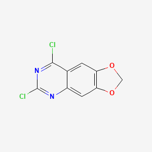 molecular formula C9H4Cl2N2O2 B3250273 6,8-Dichloro[1,3]dioxolo[4,5-G]quinazoline CAS No. 20197-55-1