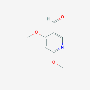 molecular formula C8H9NO3 B3250291 4,6-Dimethoxynicotinaldehyde CAS No. 202186-18-3