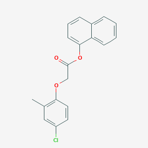molecular formula C19H15ClO3 B325030 1-Naphthyl (4-chloro-2-methylphenoxy)acetate 