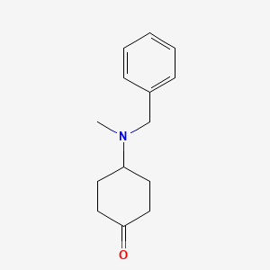 4-[Benzyl(methyl)amino]cyclohexan-1-one