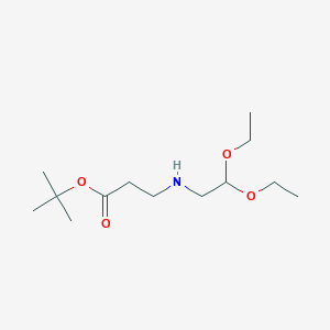 tert-Butyl 3-[(2,2-diethoxyethyl)amino]propanoate