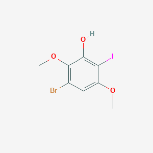 3-Bromo-6-iodo-2,5-dimethoxyphenol