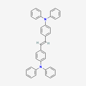 molecular formula C38H30N2 B3250348 (E)-4,4'-Bis(diphenylamino)stilbene CAS No. 202748-68-3