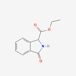 molecular formula C11H11NO3 B3250518 Ethyl 3-oxoisoindoline-1-carboxylate CAS No. 20361-10-8