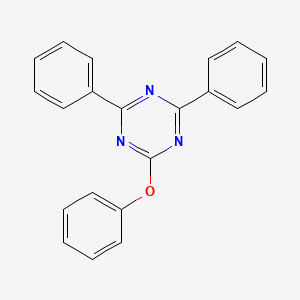 molecular formula C21H15N3O B3250562 2-Phenoxy-4,6-diphenyl-1,3,5-triazine CAS No. 2039-31-8
