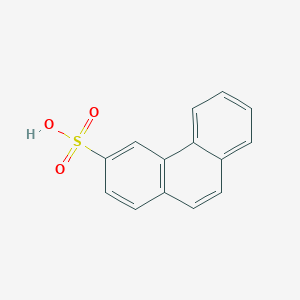 molecular formula C14H10O3S B3250565 3-Phenanthrenesulfonic acid CAS No. 2039-95-4