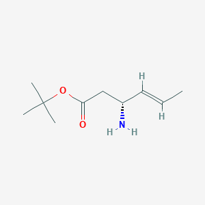 B3250706 tert-butyl (E,3R)-3-aminohex-4-enoate CAS No. 204587-89-3