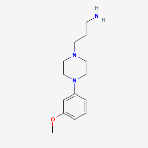 B3250770 3-[4-(3-Methoxyphenyl)piperazin-1-yl]propan-1-amine CAS No. 20529-24-2