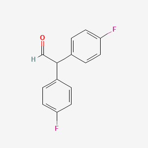 molecular formula C14H10F2O B3250799 2,2-Bis(4-fluorophenyl)acetaldehyde CAS No. 2054-14-0