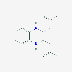 molecular formula C16H22N2 B325080 2,3-Bis(2-methylprop-2-enyl)-1,2,3,4-tetrahydroquinoxaline 