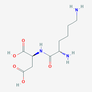 molecular formula C10H19N3O5 B3250847 Lys-Asp CAS No. 20556-18-7