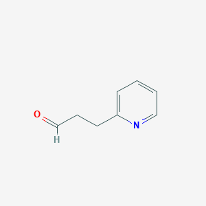 molecular formula C8H9NO B3250899 3-(Pyridin-2-YL)propanal CAS No. 2057-32-1