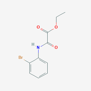 molecular formula C10H10BrNO3 B325091 Ethyl 2-(2-bromoanilino)-2-oxoacetate 