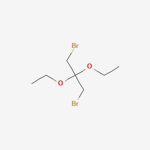 molecular formula C7H14Br2O2 B3250924 1,3-Dibromo-2,2-diethoxypropane CAS No. 20599-02-4