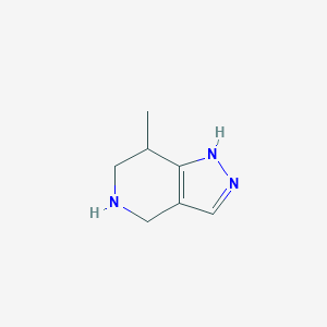 7-Methyl-2H,4H,5H,6H,7H-pyrazolo[4,3-c]pyridine