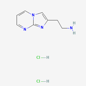 2-{Imidazo[1,2-a]pyrimidin-2-yl}ethan-1-amine dihydrochloride