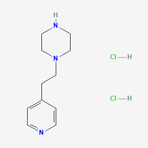 molecular formula C11H19Cl2N3 B3250972 1-[2-(Pyridin-4-yl)ethyl]piperazine dihydrochloride CAS No. 2060040-03-9