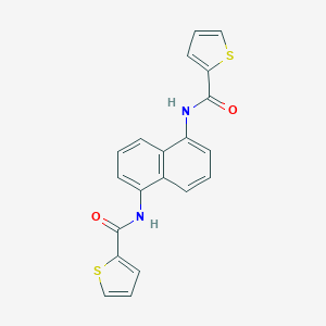 molecular formula C20H14N2O2S2 B325099 N,N'-1,5-naphthalenediyldi(2-thiophenecarboxamide) 