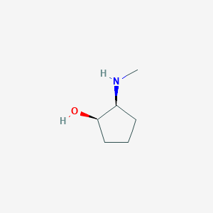 molecular formula C6H13NO B3251029 (1R,2S)-2-(Methylamino)cyclopentanol CAS No. 20616-55-1