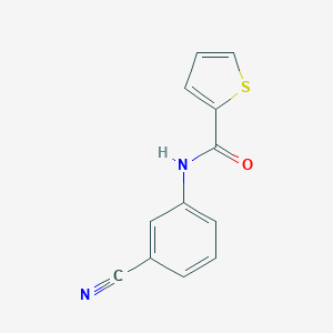 molecular formula C12H8N2OS B325104 N-(3-cyanophenyl)thiophene-2-carboxamide 