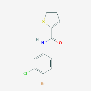 N-(4-bromo-3-chlorophenyl)thiophene-2-carboxamide