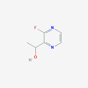 molecular formula C6H7FN2O B3251056 1-(3-Fluoropyrazin-2-yl)ethanol CAS No. 206278-18-4