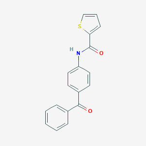 N-(4-benzoylphenyl)-2-thiophenecarboxamide