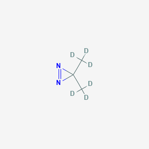 molecular formula C3H6N2 B3251079 3,3-Di(methyl-d3)-3H-diazirine CAS No. 20686-76-4